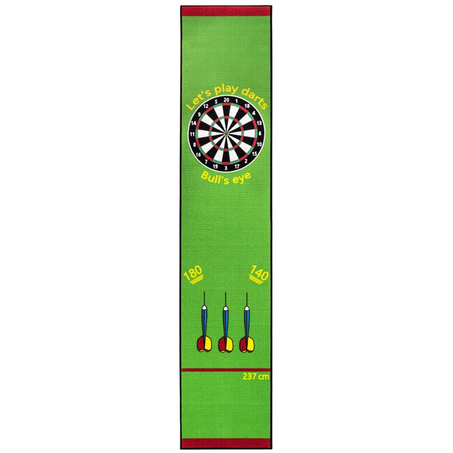 Kingpower Dartmatte Dart Matte Dartteppich Turnier Matte Dartmatte Darts 290x60 cm Auswahl