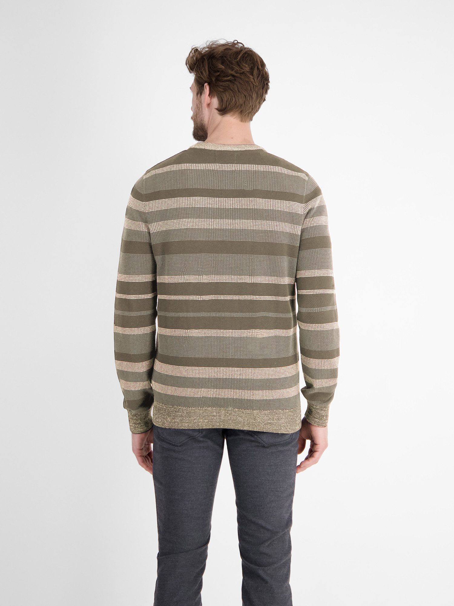 LERROS Strickpullover Gestreifter Strickpullover