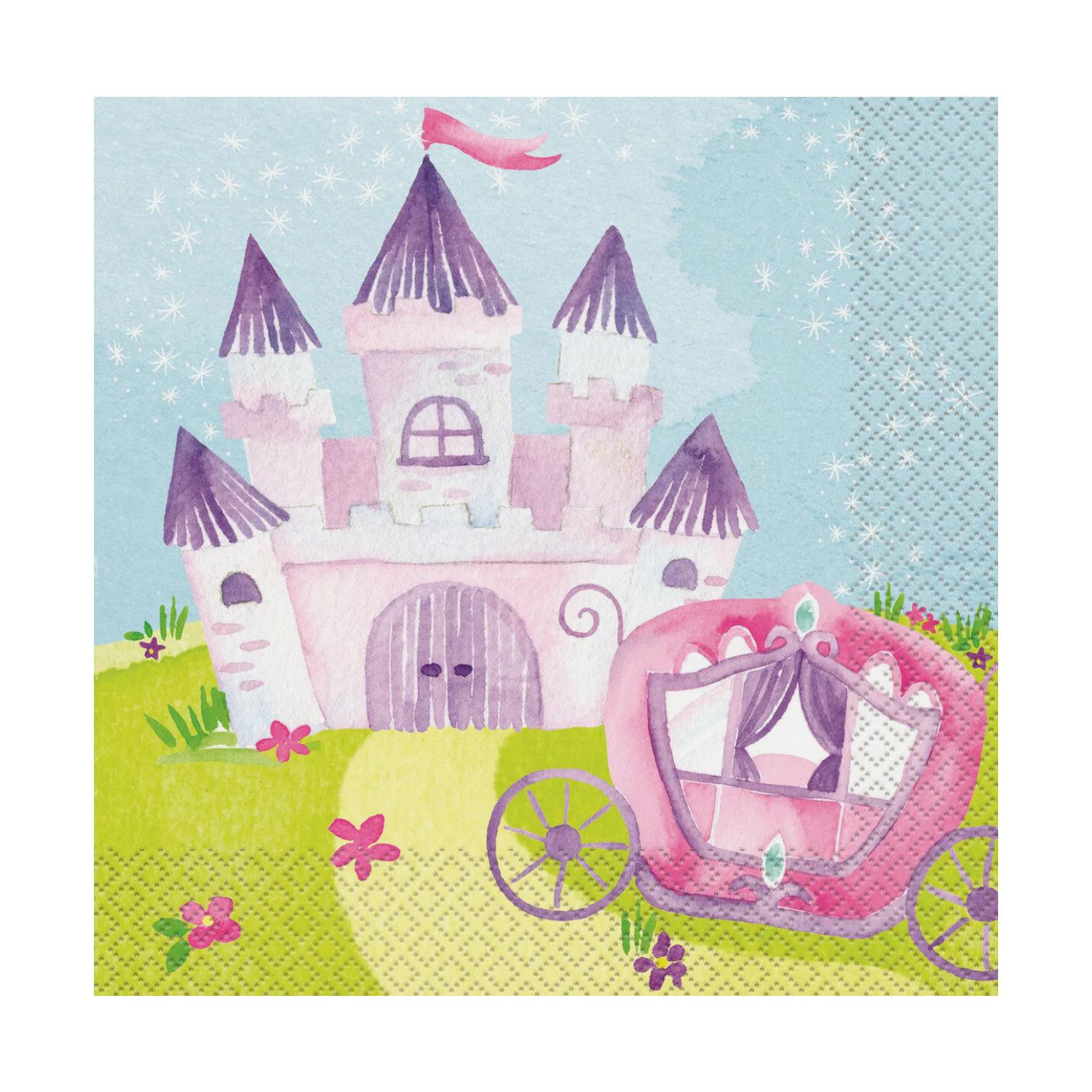 Unique Industries Inc. Papierserviette Servietten Magical Princess 16Stk./33x33cm