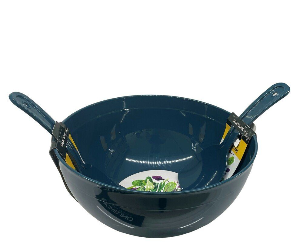 Salatschüssel 3-tlg. Salatschüssel-Set 5500ML Henry mit Salatbesteck