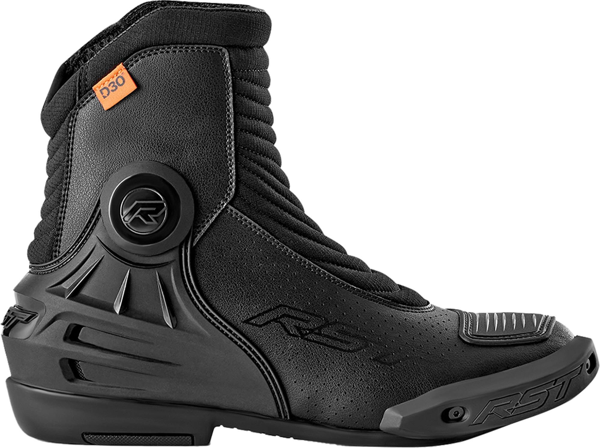 RST Tractech Evo D3O Short perforierte Motorrad Stiefel Motorradstiefel perforiert,wechselbare Zehenschleifer