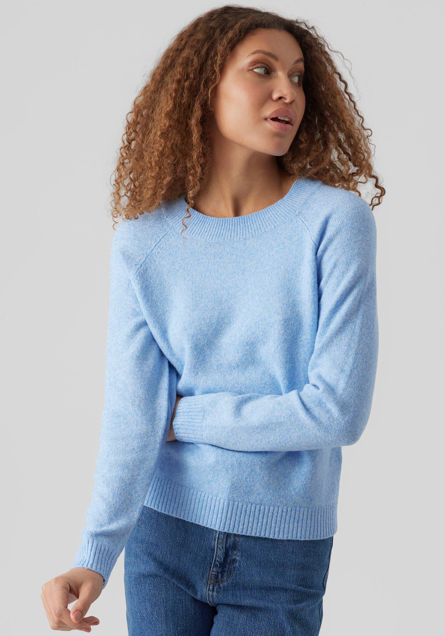 Vero Moda Rundhalspullover VMDOFFY LS O-NECK günstig online kaufen
