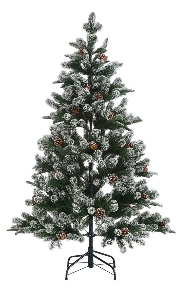 Myflair Möbel & Accessoires Künstlicher Weihnachtsbaum Weihnachtsdeko, Snow  on Green, künstlicher Christbaum, Tannenbaum, mit leicht beschneiten Ästen  und Tannenzapfen