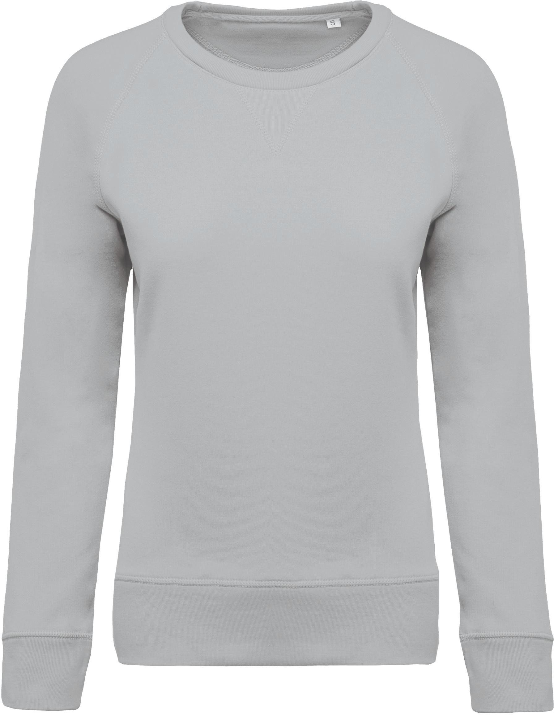 Kariban Sweatshirt Damen Sweatshirt BIO-BAUMWOLLE Rundhalsausschnitt günstig online kaufen