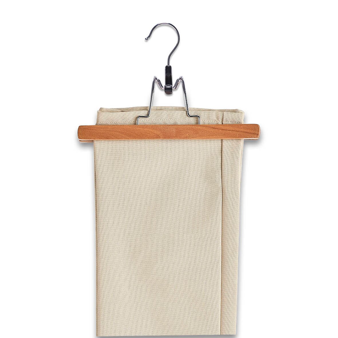 Zeller Present Kleiderbügel Hosenbügel aus Holz, 3er-Set, (einzeln, 1-tlg)