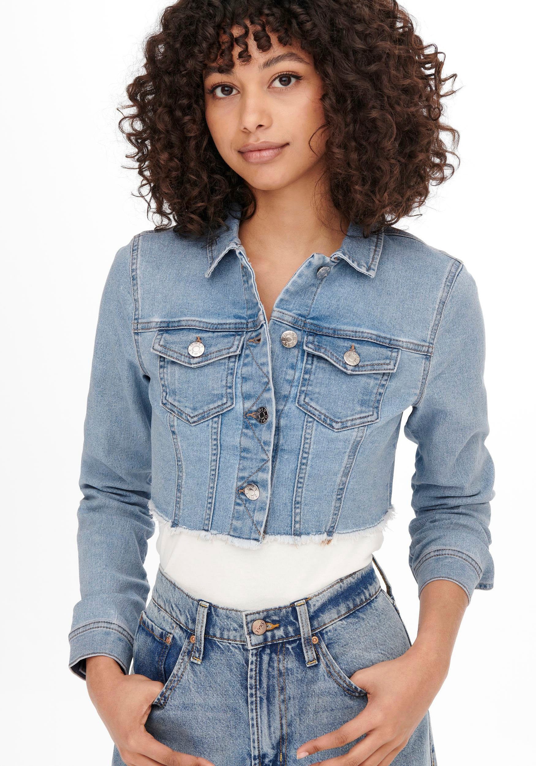 ONLY Jeansjacke ONLWONDER LS CROPPED DNM JACKET GUA NOOS günstig online kaufen