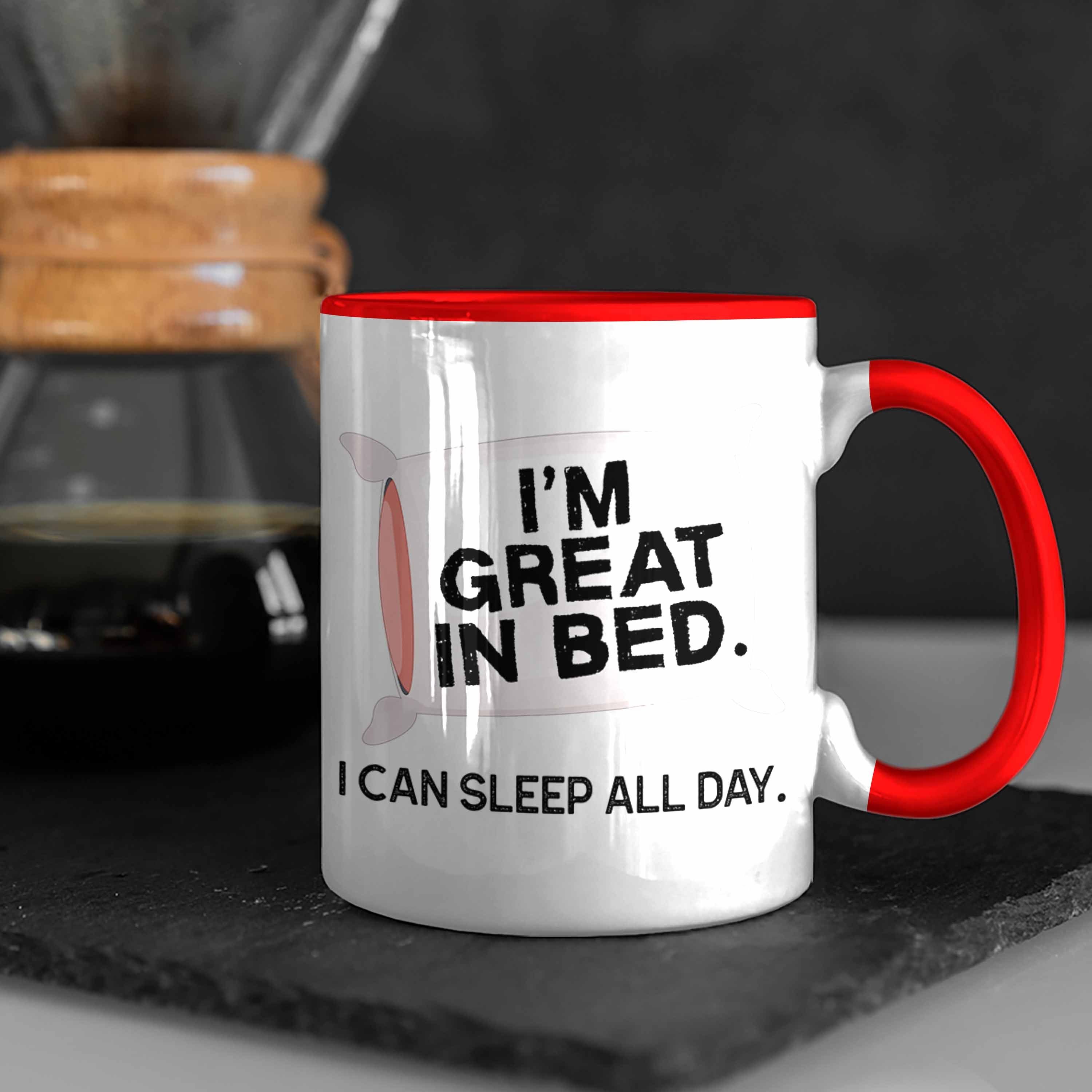 Geschenk Bed für Trendation Trendation - Tasse Rot In Im Great Spruch Tasse