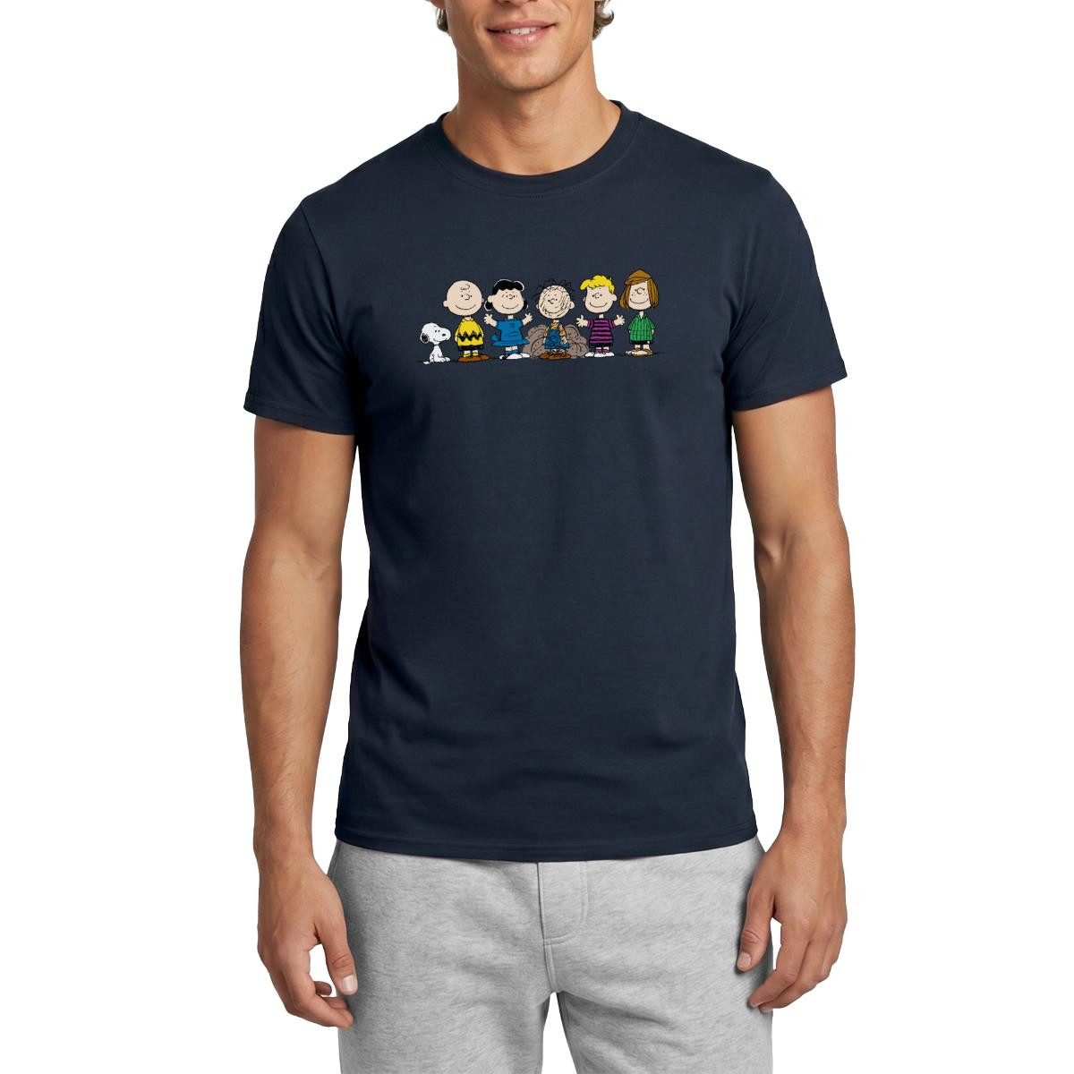 Spreadshirt T-Shirt Peanuts Snoopy Und Seine Freunde Männer T-Shirt (1-tlg)