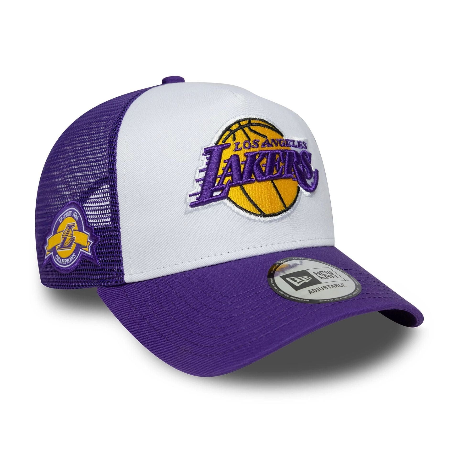 New Era Trucker Cap 9FORTY LA Lakers NBA Side Patch