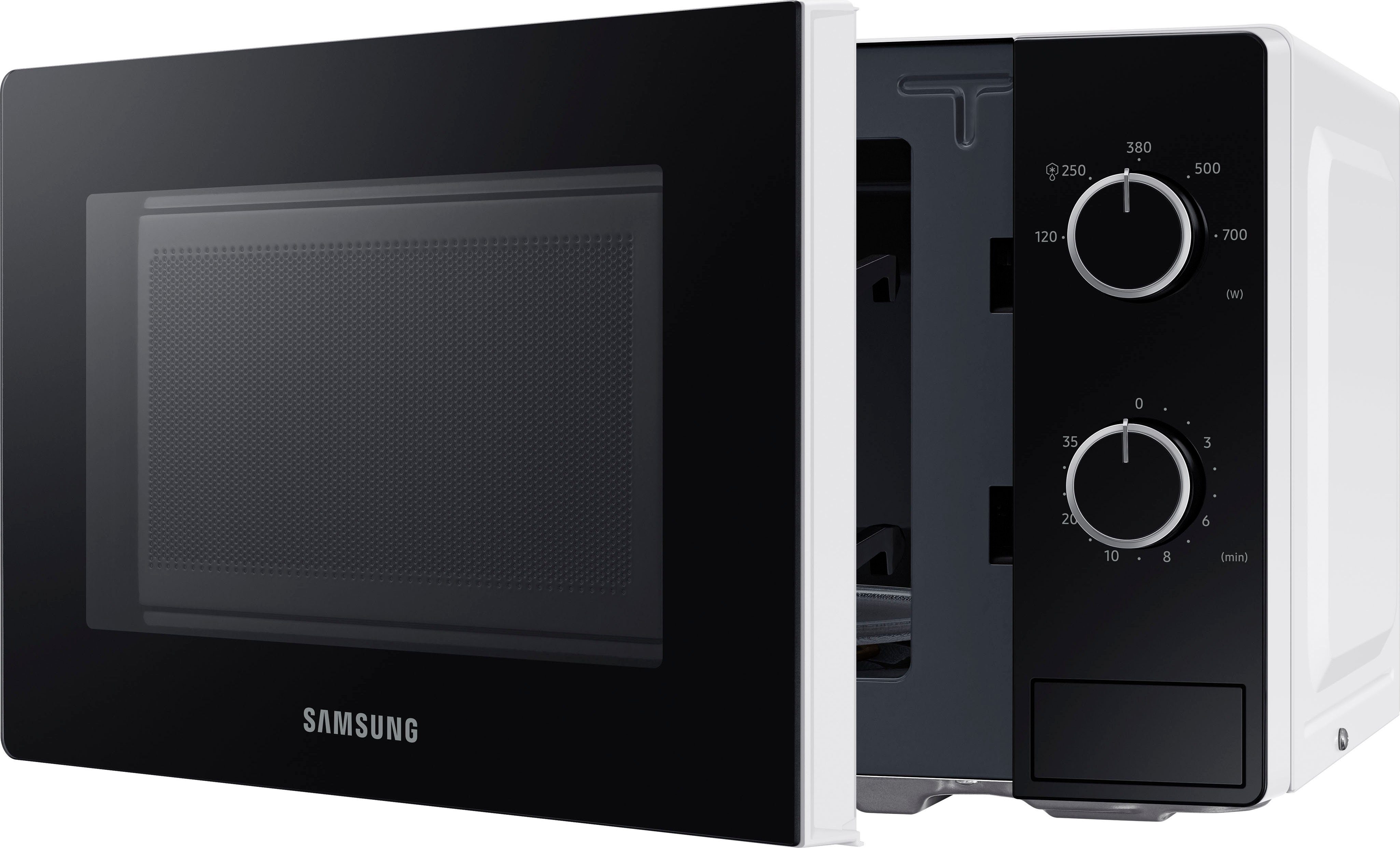 Samsung Mikrowelle MS20A3010AHEG, Mikrowelle, 20 l, Einfache Handhabung in schickem Design