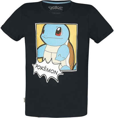 POKÉMON T-Shirt »Pokemon T-Shirt Squirtle Pop Schwarz Herren Gr. S M L XL XXL Erwachsene + Jugendliche Nintendo«