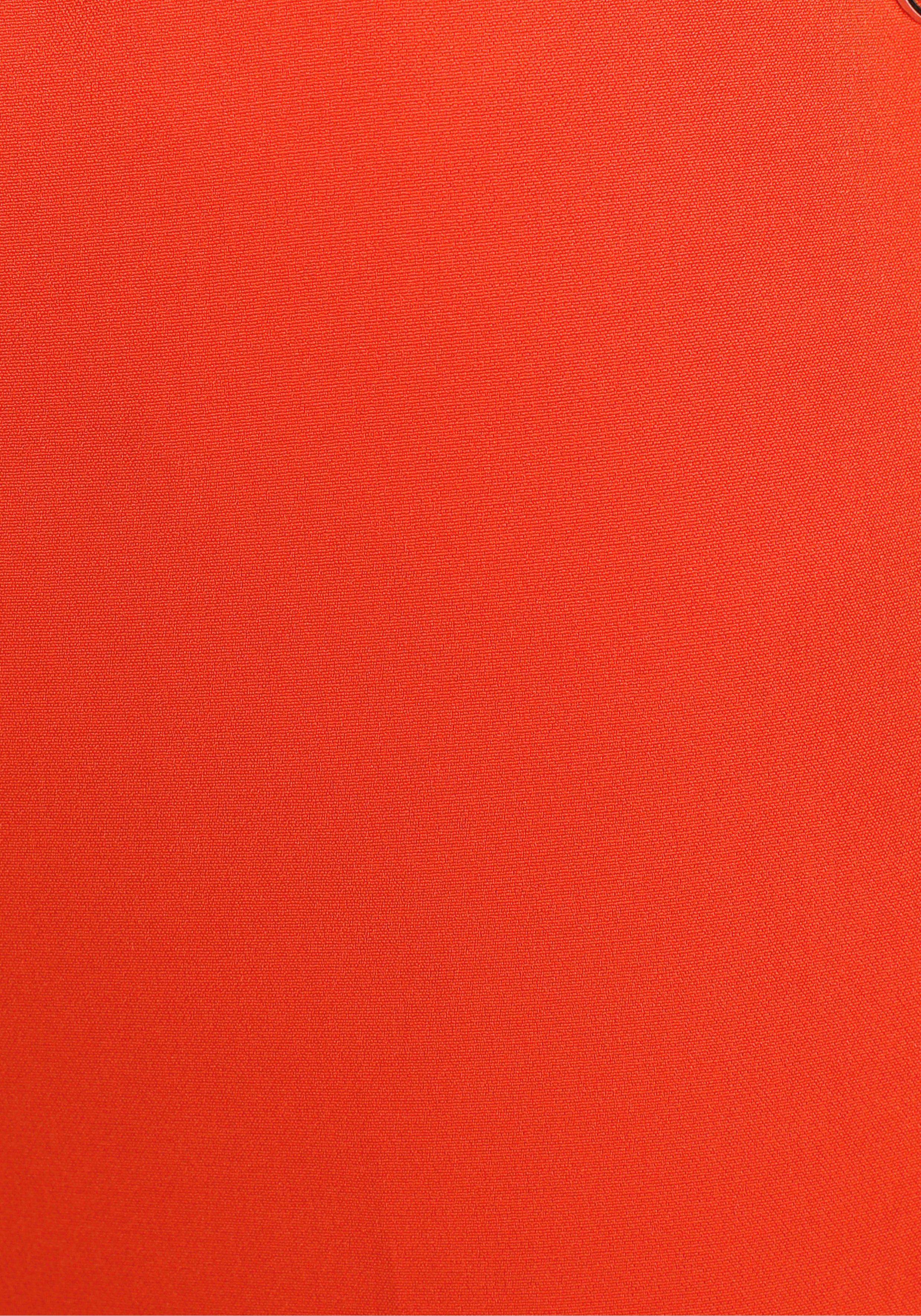 Anzughose in Material) Trendfarben orange nachhaltigem aus Tamaris (Hose
