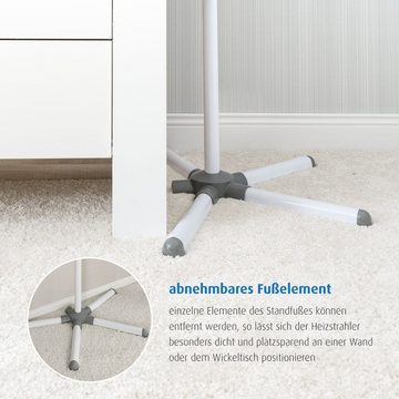 Reer Heizstrahler EasyHeat Flex, mit Schutzkontaktstecker