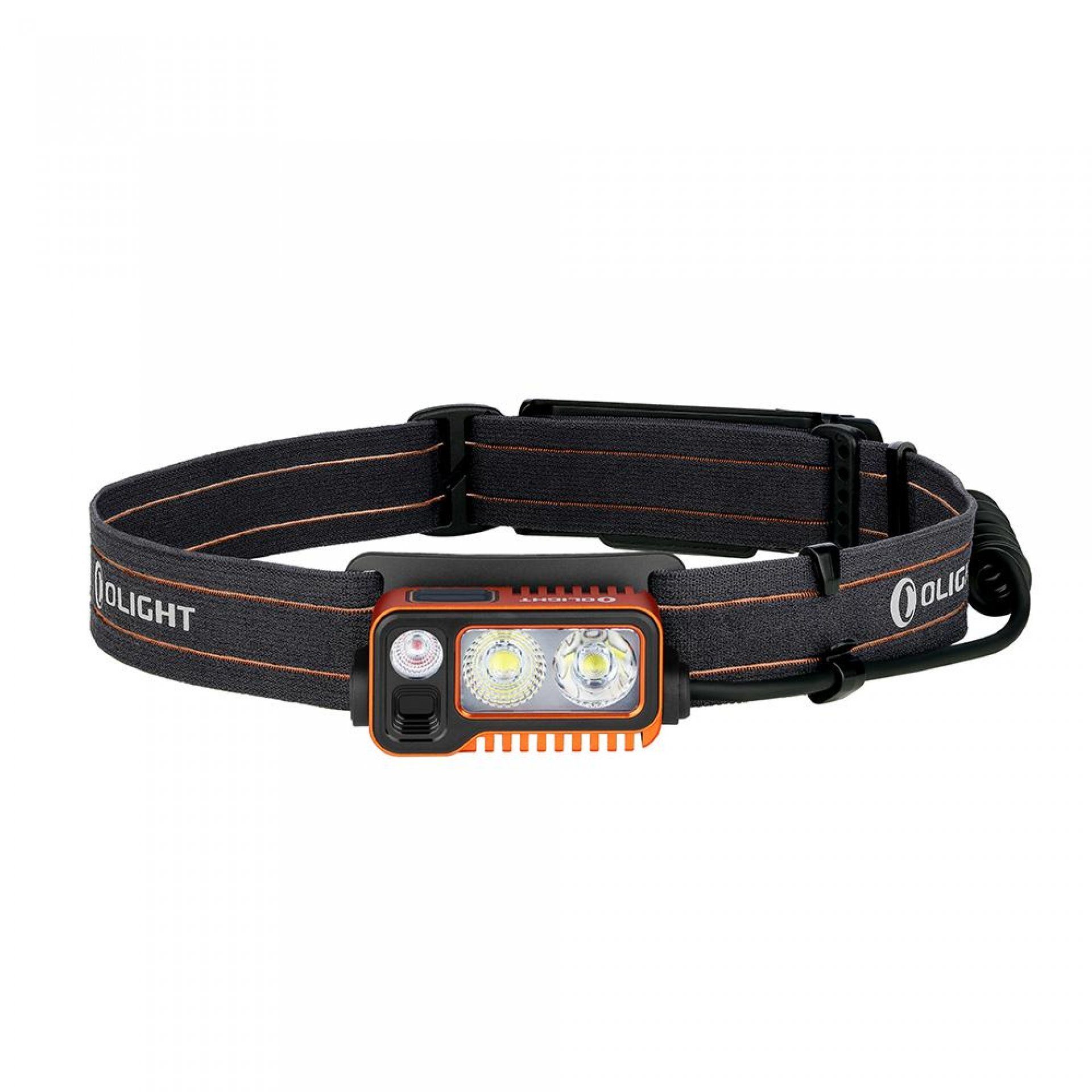 OLIGHT LED Taschenlampe Array 2 Pro Gesture Sensor LED Headlamp 1500 lm 1500 m Light Range, USB-C Rechargeable Head Torch, 2 Control Systems SOS Mode IPX4