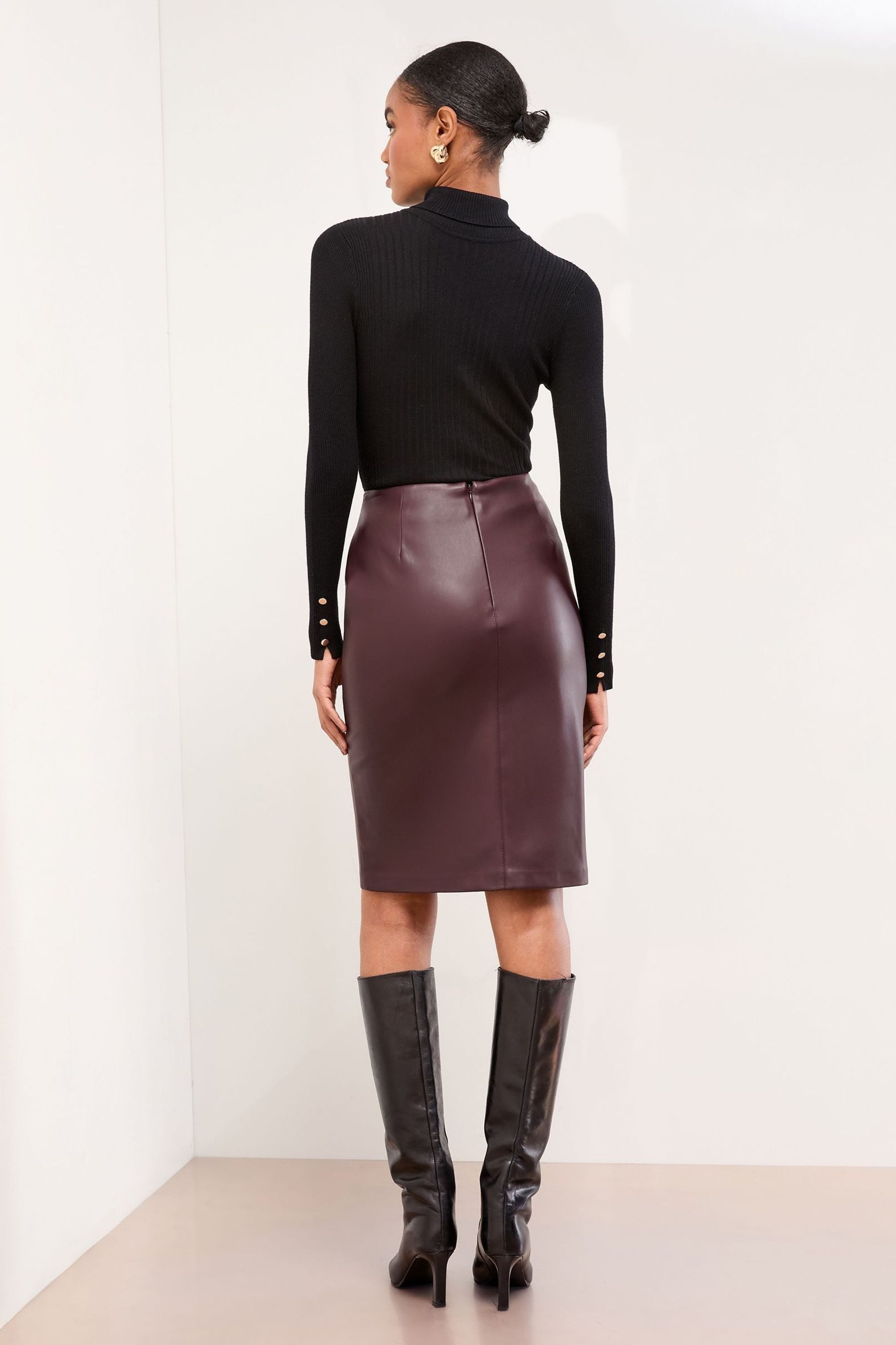 LIPSY Midirock Lipsy Midirock mit Seitenschlitz, Regular (1-tlg) günstig online kaufen