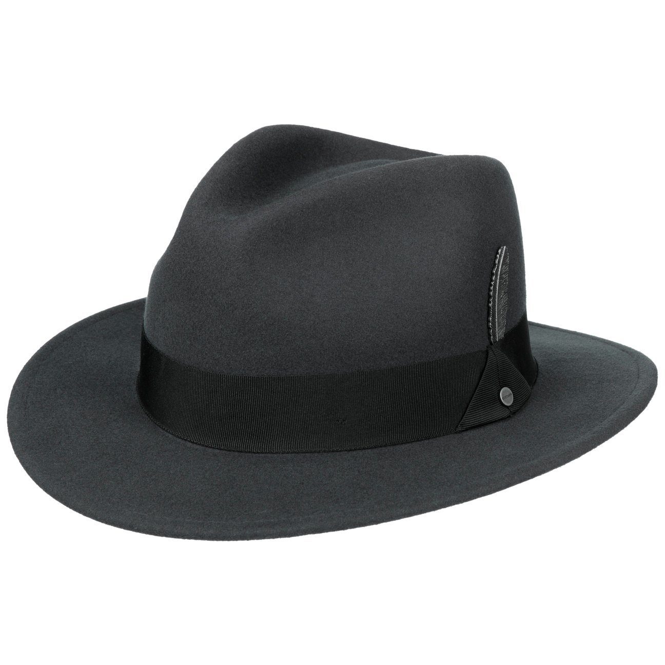 Stetson Filzhut (1-St) Wollfilzhut mit Ripsband