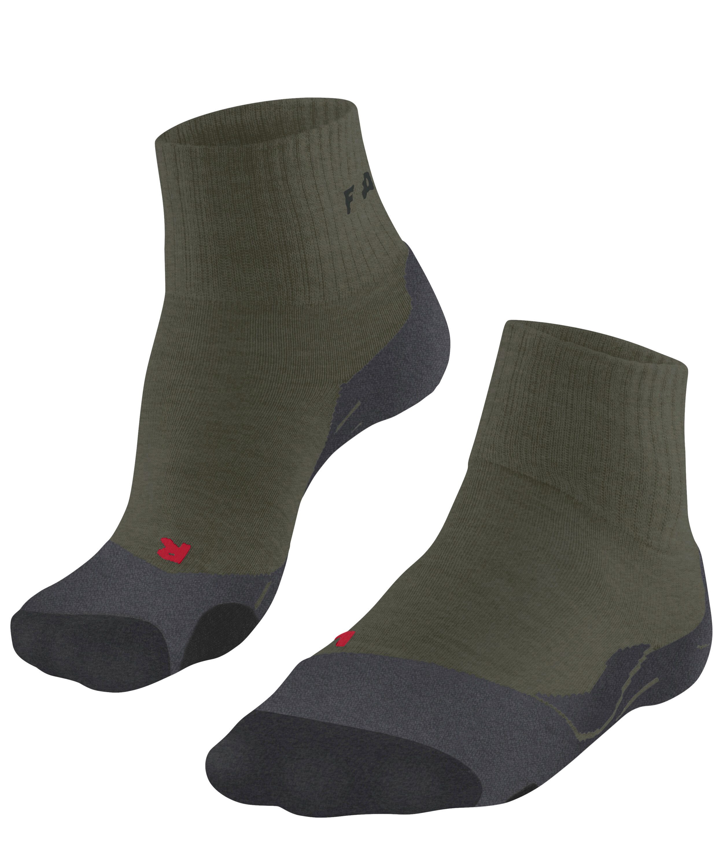 FALKE Kurzsocken TK2 Explore Short Trekking Kurzsocken (1-Paar) Hoher Komfort im Mittelgebirge