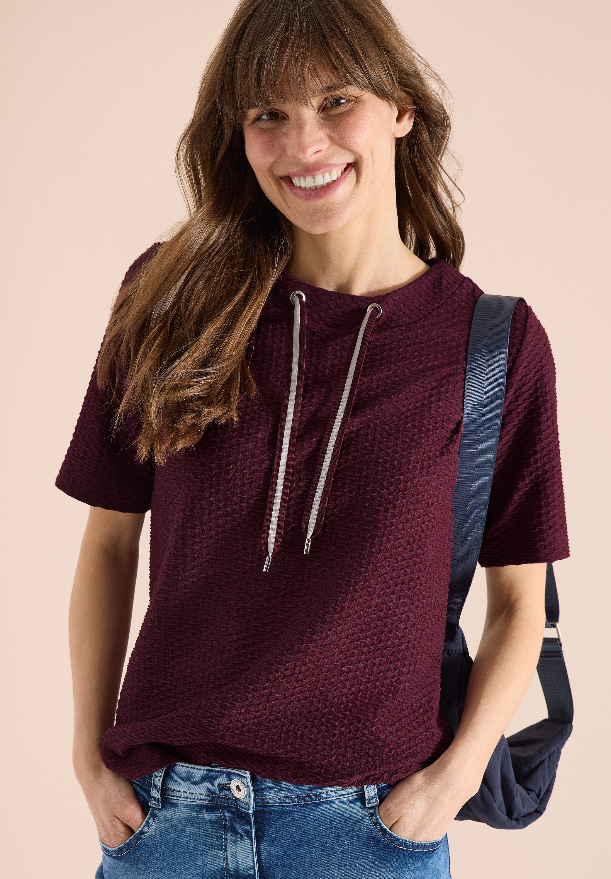 CECIL T-Shirt mit Tunnelzug