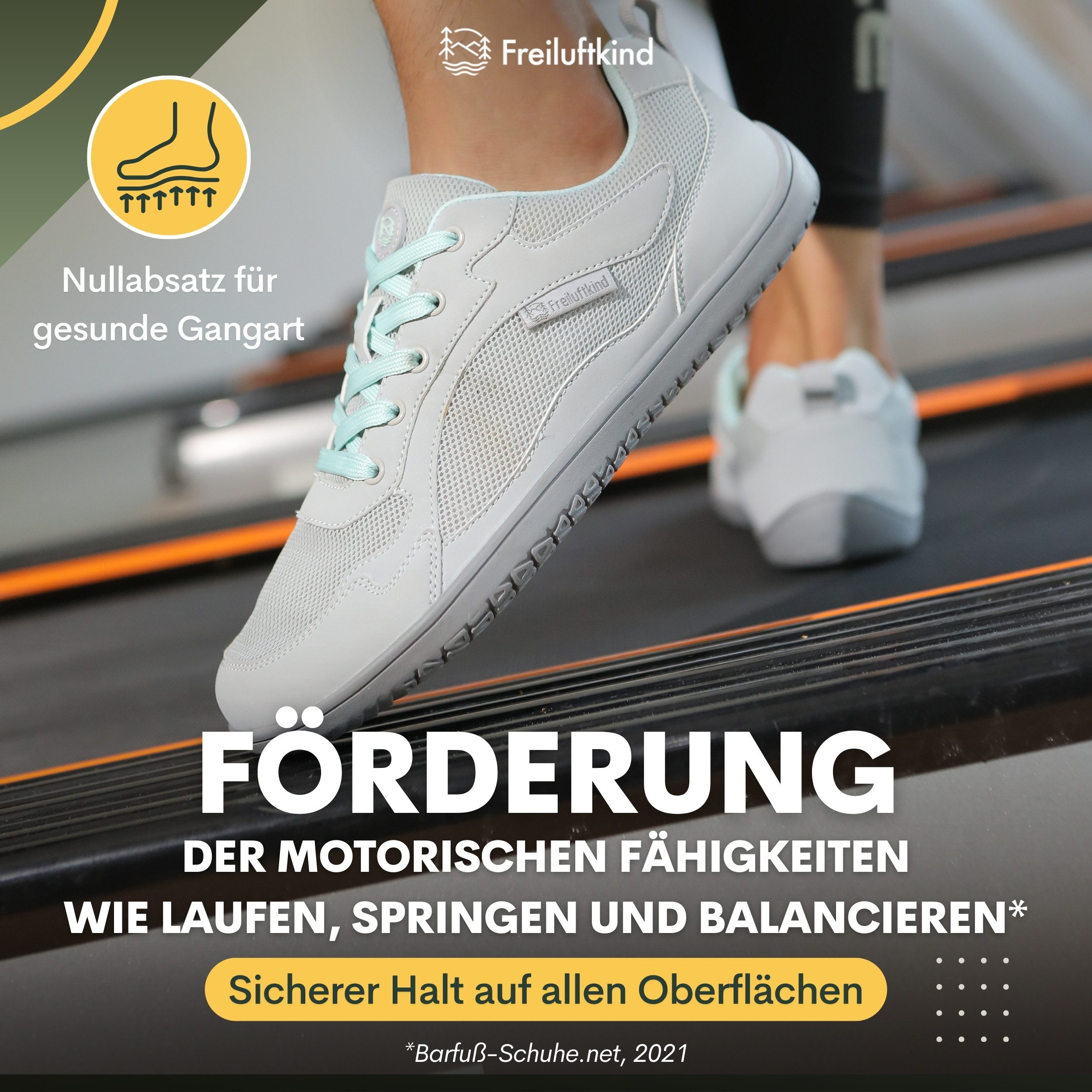 Freiluftkind Everest Sneaker – Der perfekte Schuh für dein Abenteuer Sneaker Dünne Sohle, Breite Zehenbox, Nullabsatz, Flexibel – Bild 4 von 5