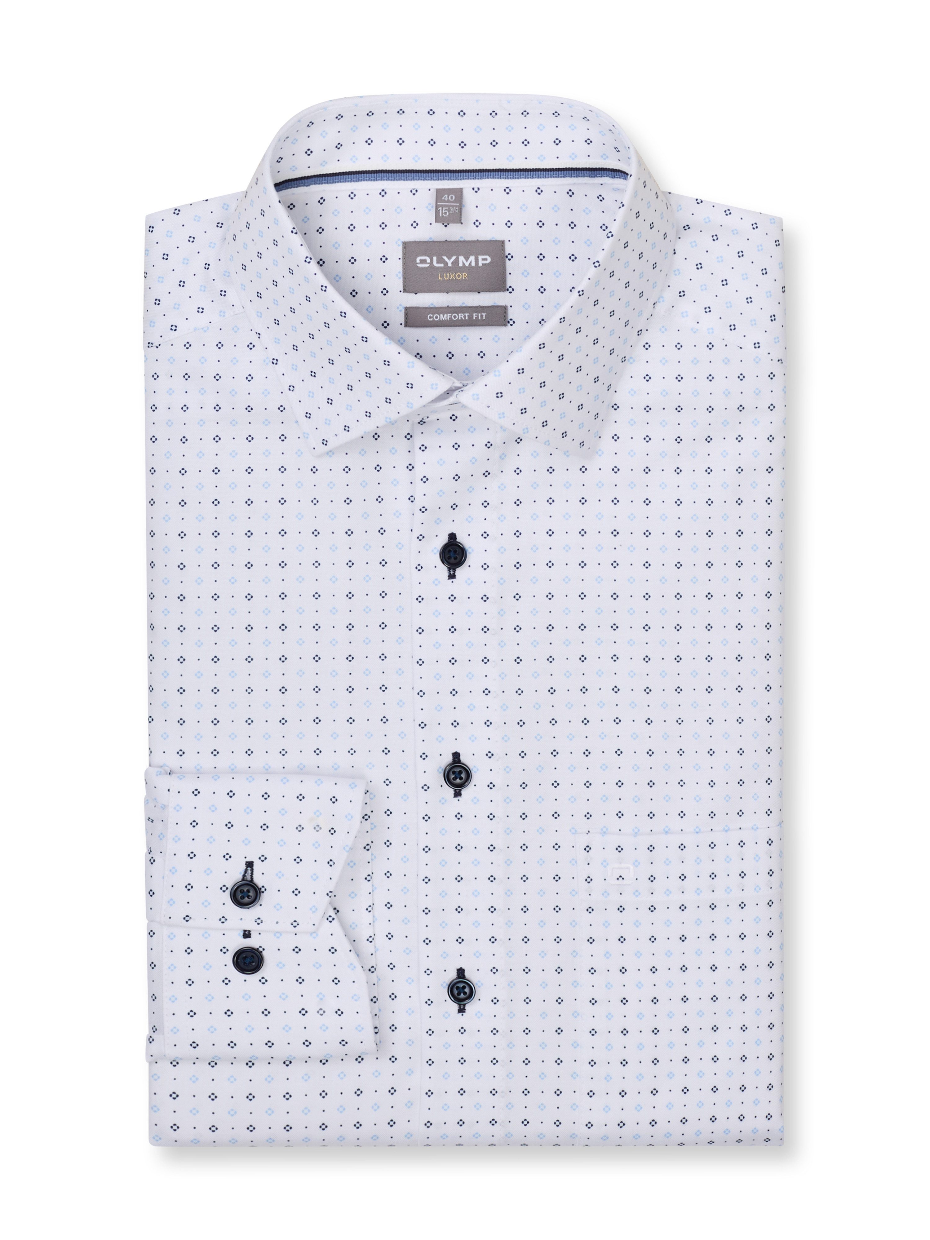 OLYMP Langarmhemd Luxor Businesshemd, comfort fit, Under-Button-down-Kragen günstig online kaufen