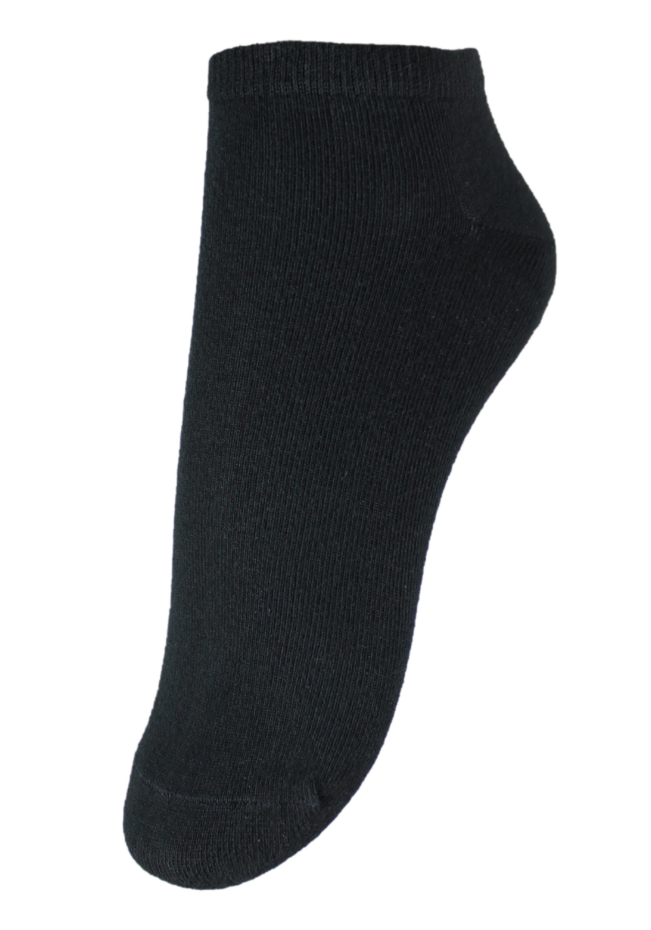 Rogo Socken (10-Paar) mit Komfortbund weichem schwarz