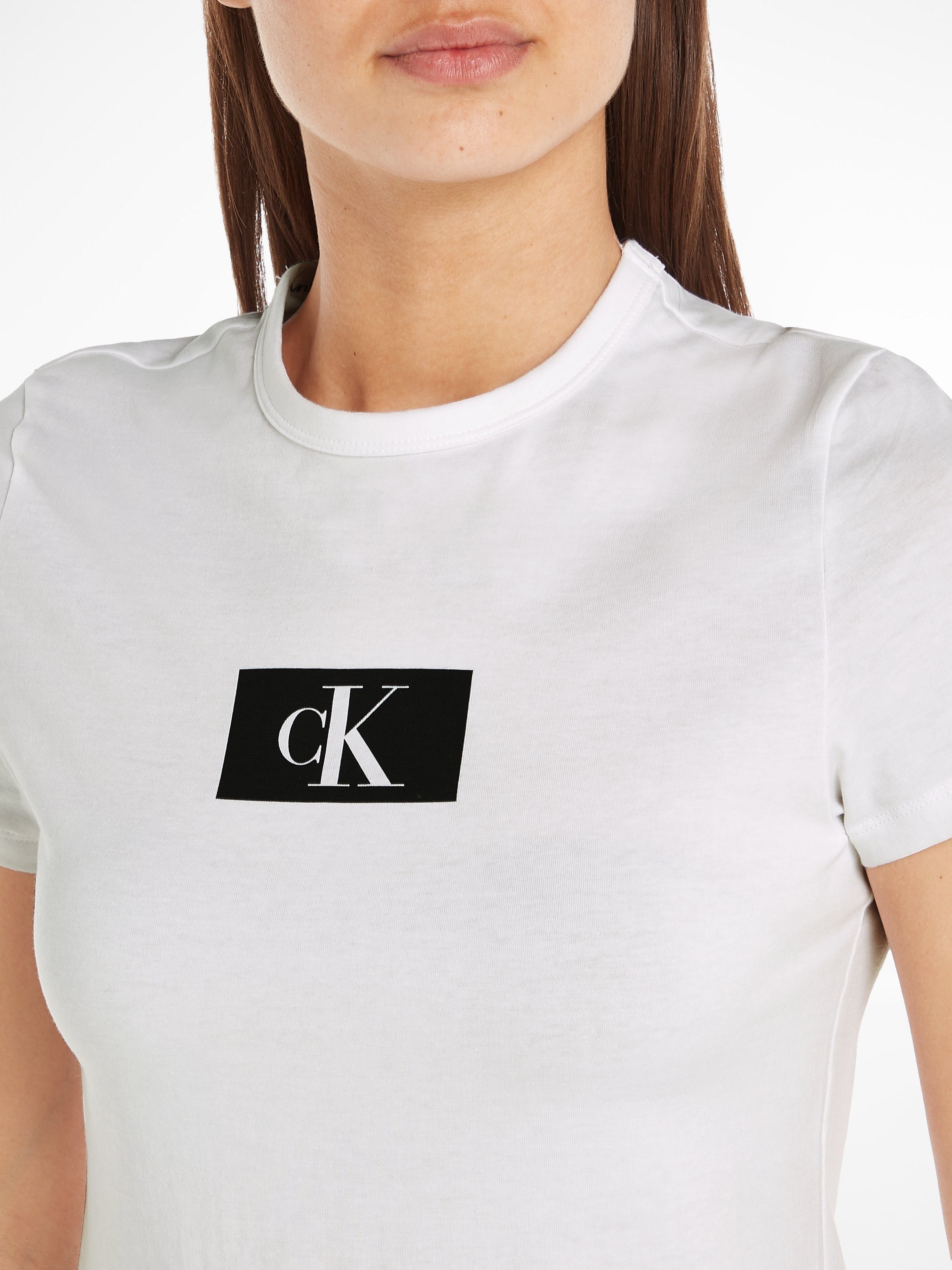 Calvin Klein Underwear Kurzarmshirt S/S WHITE NECK CREW