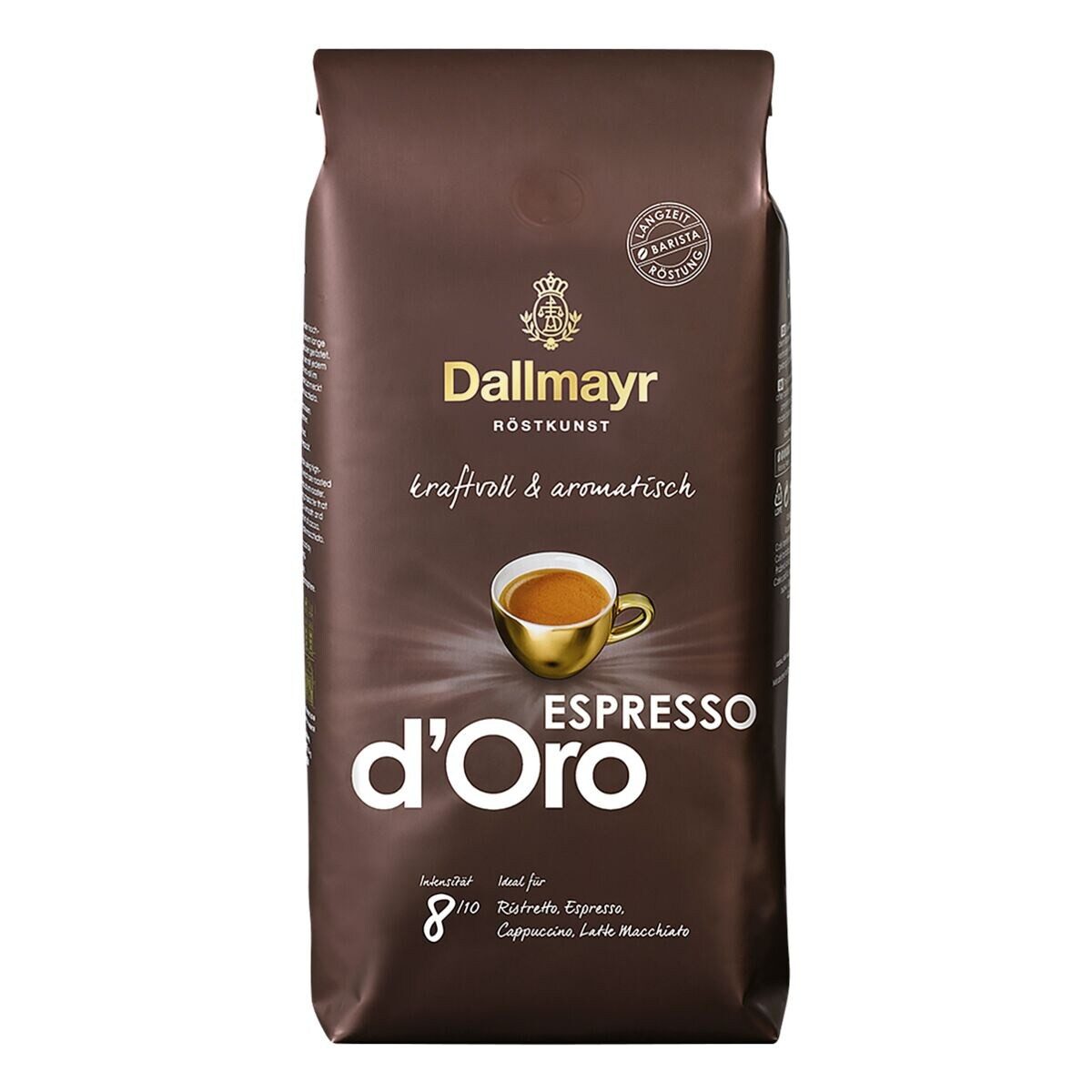 DALLMAYR Kaffee ESPRESSO d'Oro, 1 kg, ganze Bohnen