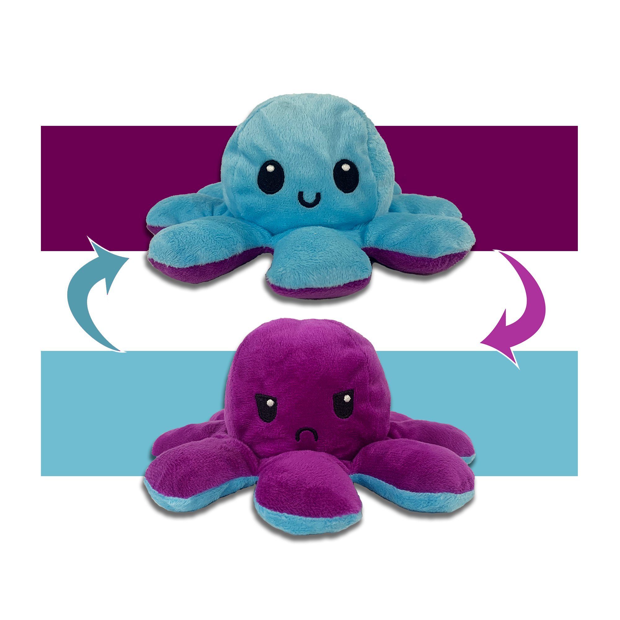Montegoni Plüschfigur Wendbarer XL Oktopus Plüsch günstig online kaufen