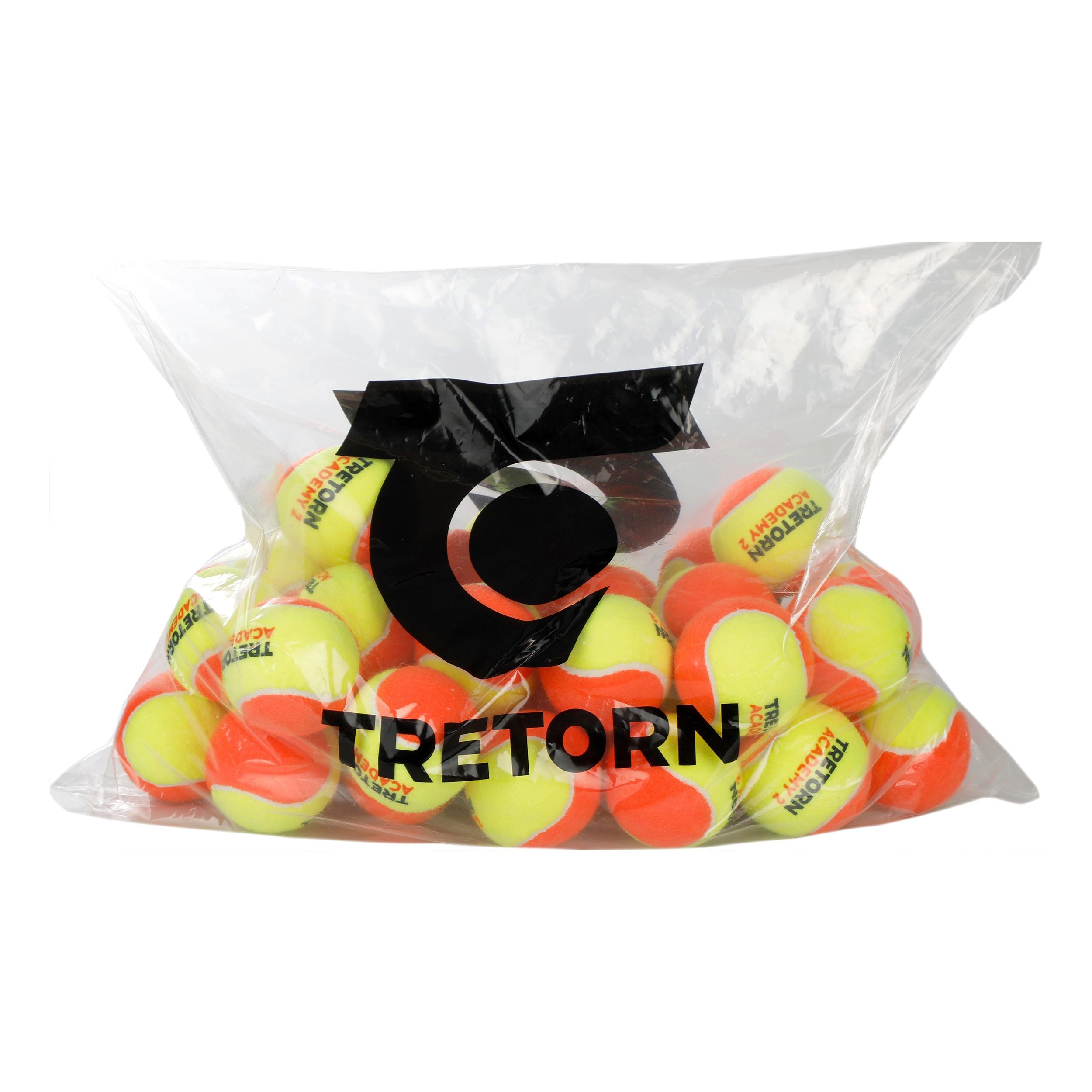 Tretorn Tennisball Academy orange - 36 Tennisbälle - Play and Stay Ball - (36er Beutel)