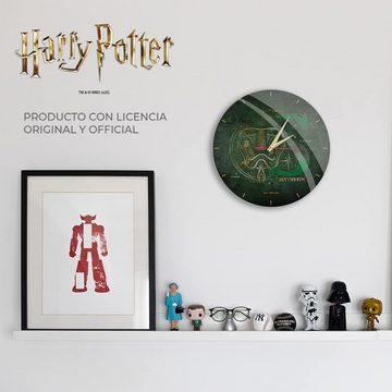 Harry Potter Wanduhr Wanduhr glänzend Harry Potter 019 Harry Potter Schwarz