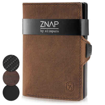 Slimpuro Geldbörse 2N-X7P2-N3BO (1 x Slim Wallet;1 x Münzfach;1 x RFID-Shield Karte)