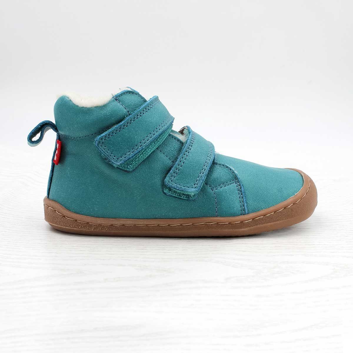 POLOLO Barfuß Winterstiefel für Kinder, bequemer Winterstiefel gefüttert mit Bio Wolle