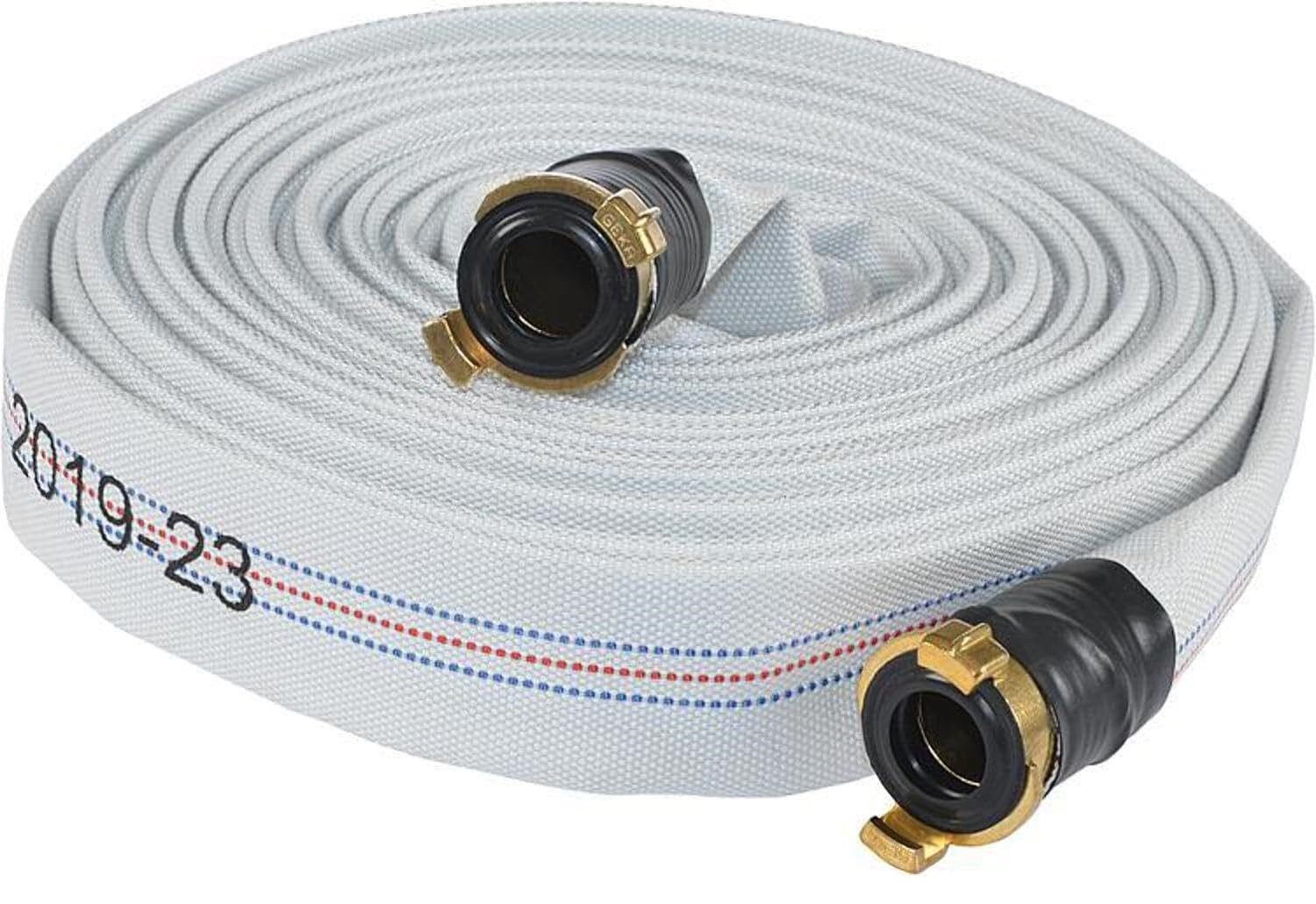 GEKA Gartenschlauch GEKA Bauschlauchgarnitur + Schnellkupplungsanschluss Größe 1 1/4“