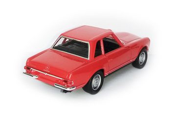 Modellauto MERCEDES-BENZ 1963 230SL Metall Modellauto Modell Auto Spielzeugauto Kinder Geschenk 3 (Rot)