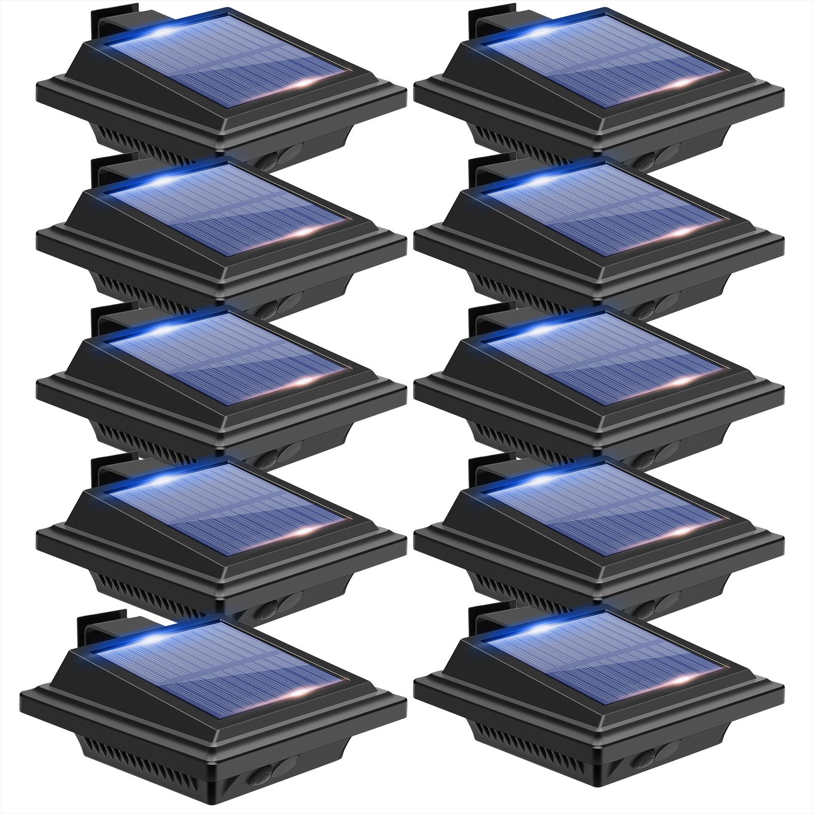 KingLux LED Dachrinnenleuchte 10Stk.40LED Solarleuchte mit Lichtsensor, Lic günstig online kaufen