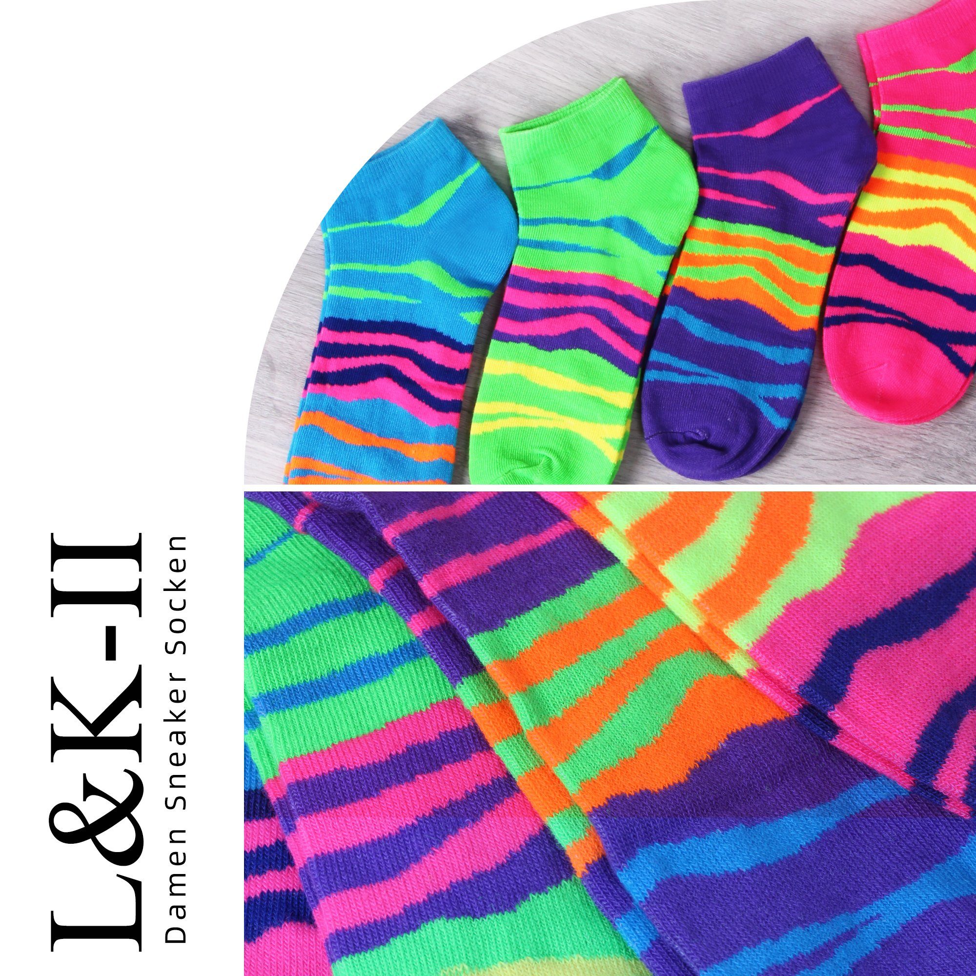 Libella Sneakersocken 92238 (12er-Pack) Sneaker Socken Füßlinge Nenofarben