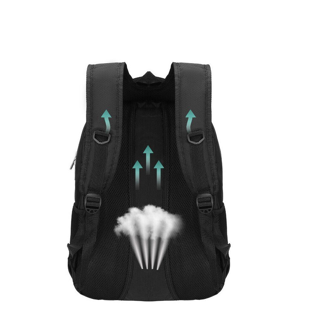 15.6 Rucksack Rucksack Arbeit Bedee Laptop für Business Schulrucksack), Herren Rucksack Reisen Großer Wasserdicht für Zoll Notebook (Laptop-Rucksäcke, Backpack