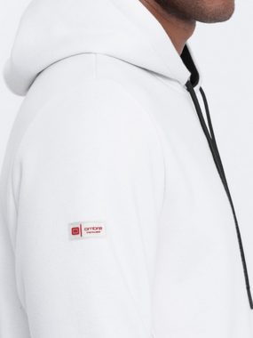 OMBRE Kapuzensweatshirt Kapuzensweatshirt für Männer mit Reißverschlusstasche
