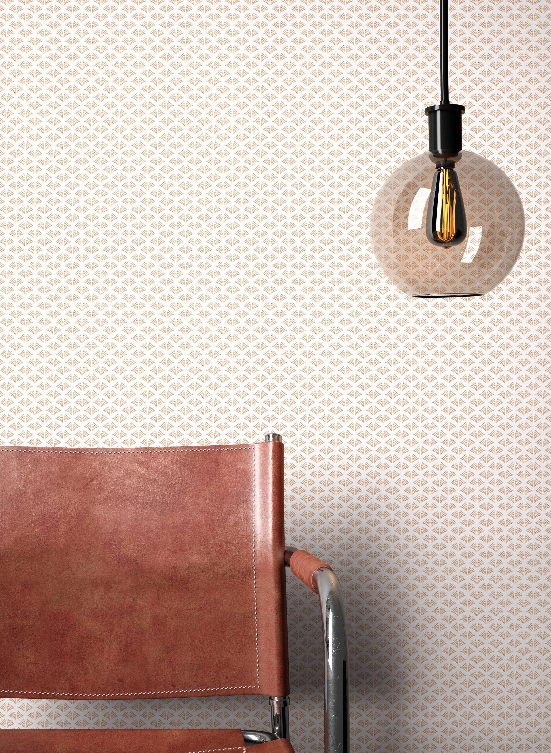 Newroom Vliestapete, Weiß Tapete Glamour Glänzend günstig online kaufen