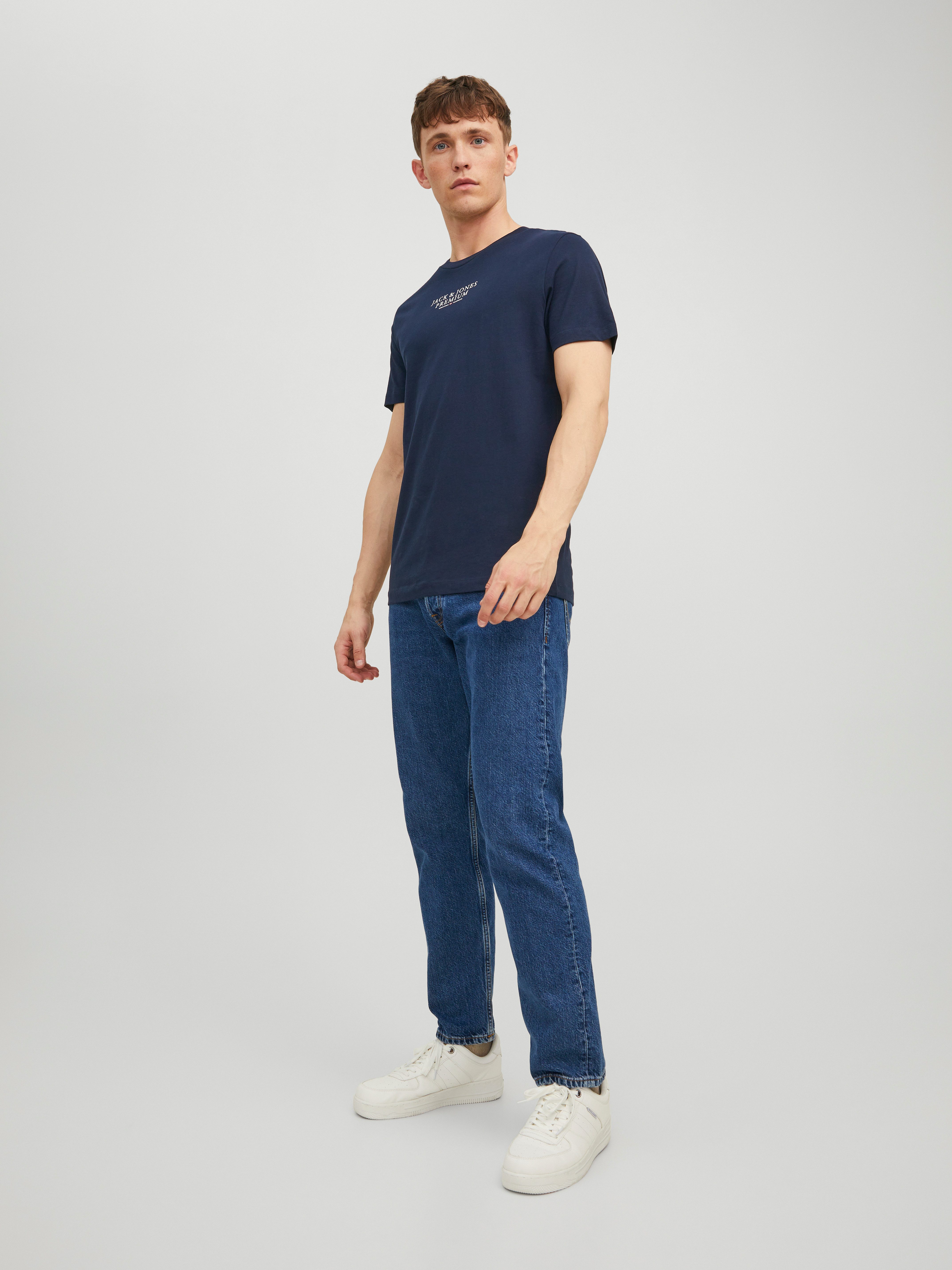 Jack & Jones T-Shirt BLUARCHIE TEE mit Logo Print