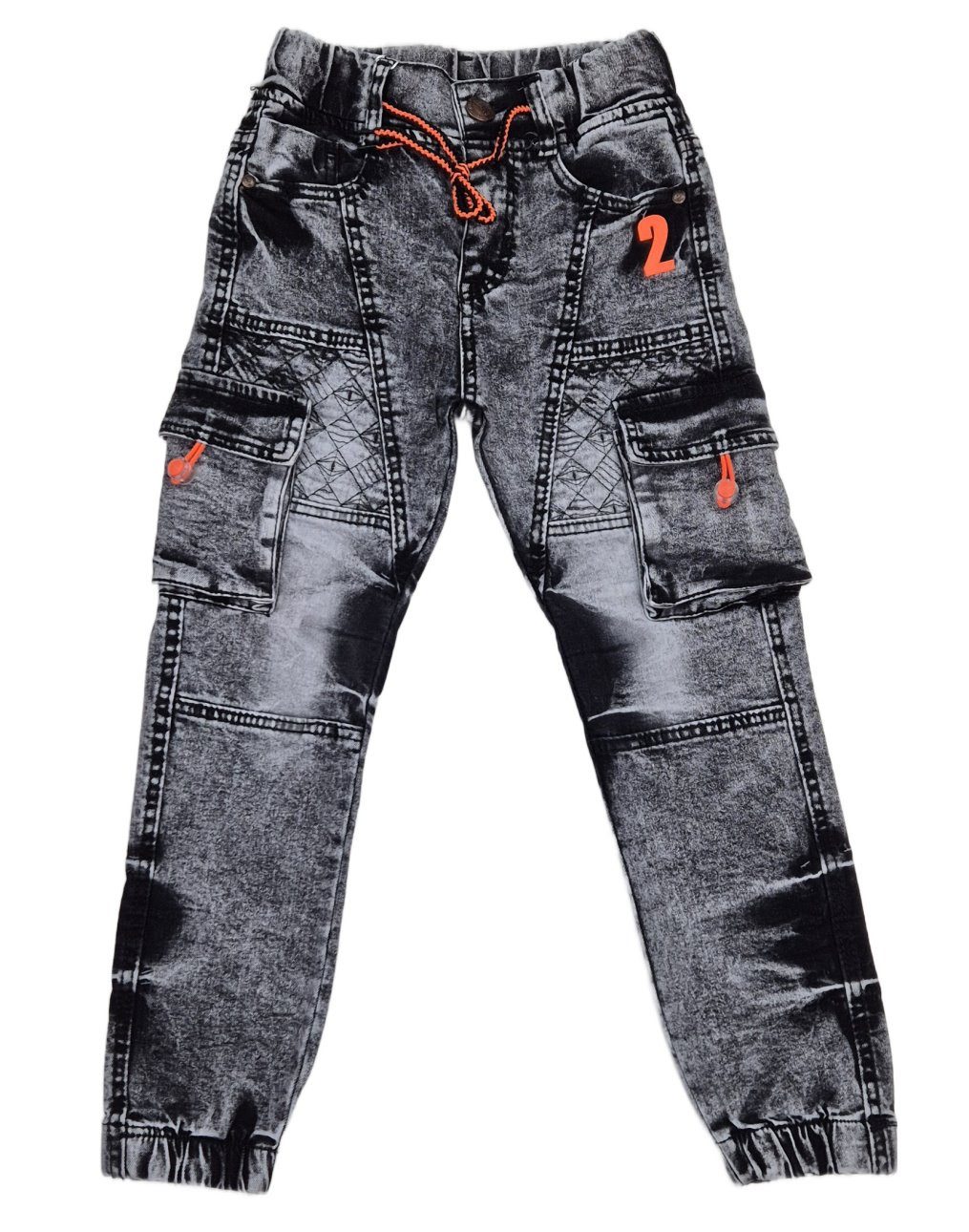 Fashion Boy Cargojeans Jungen Stretch Jeans Hose Cargohose J8623e