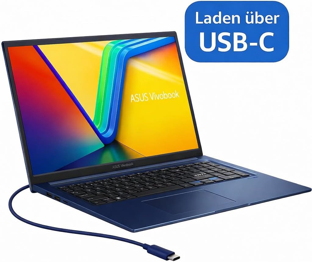 Zevelora Leistungsstarker Office mit MS Office 2024 Pro Notebook (Intel, Intel UHD, 24 GB, 1000 GB SSD, Großes Notebook mit Office & HDMI, BT, webcam, USB-C/3.0, WLAN)