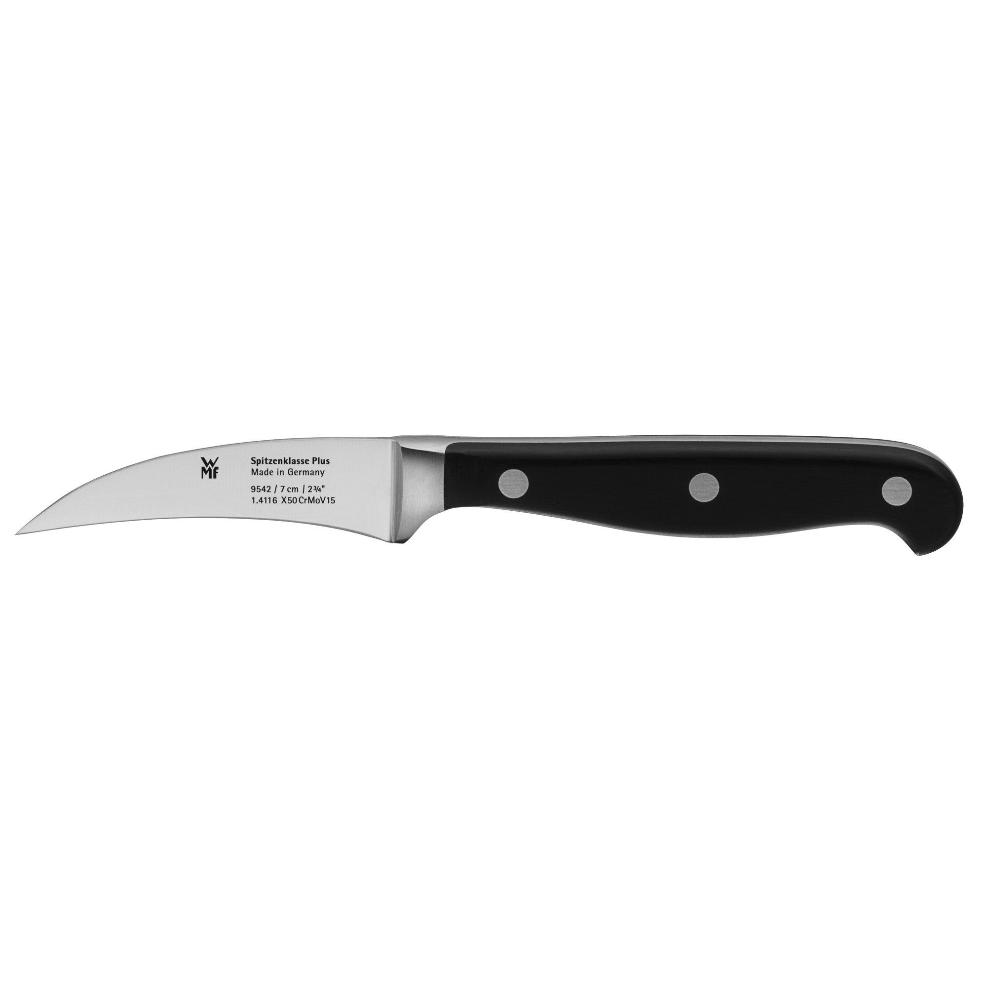 WMF Schälmesser Spitzenklasse Plus, Ножи geschmiedet, Performance Cut, Spezialklingenstahl, Klinge 7cm