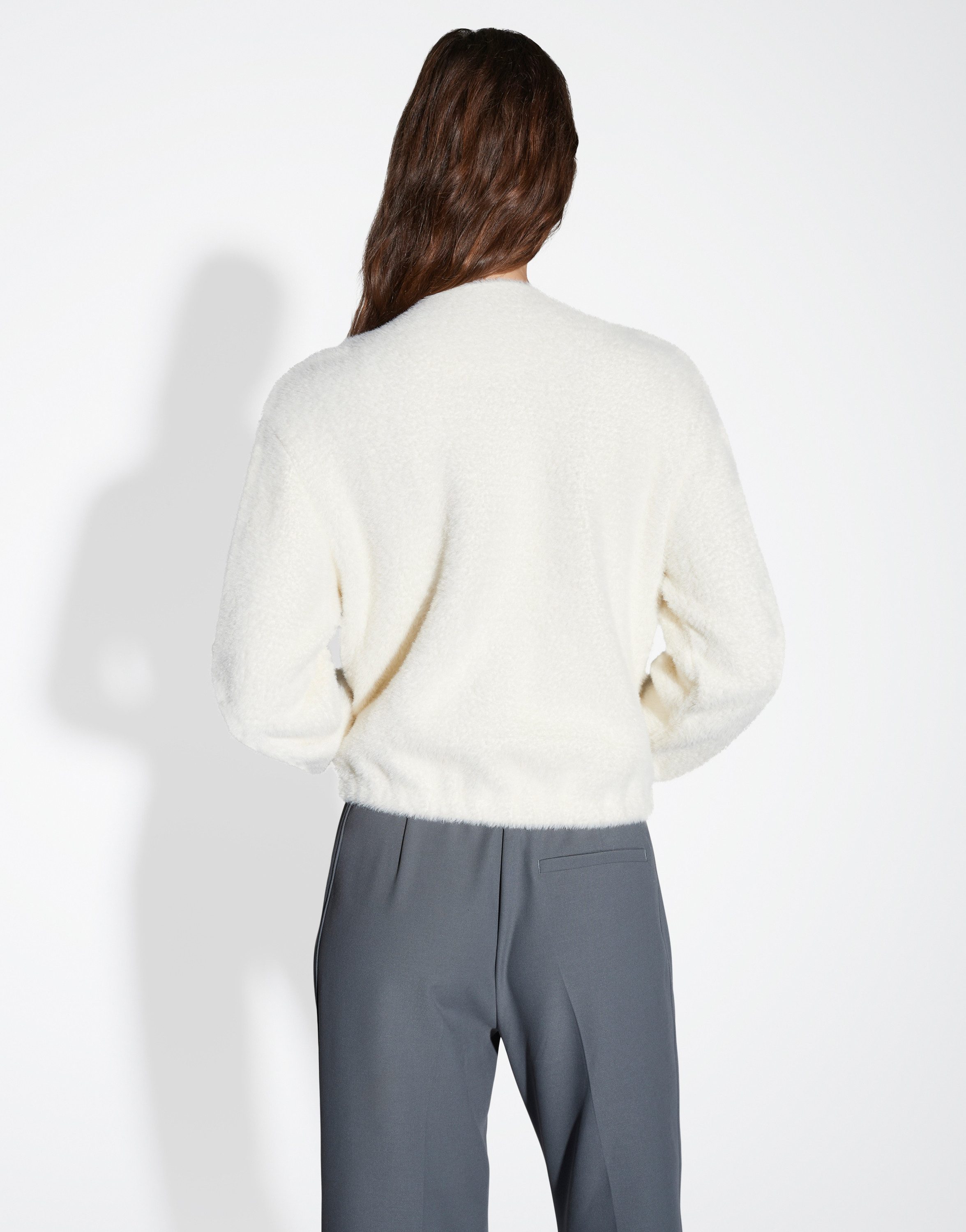 someday Sweater UMAYAN Regular mit flauschiger Oberfläche