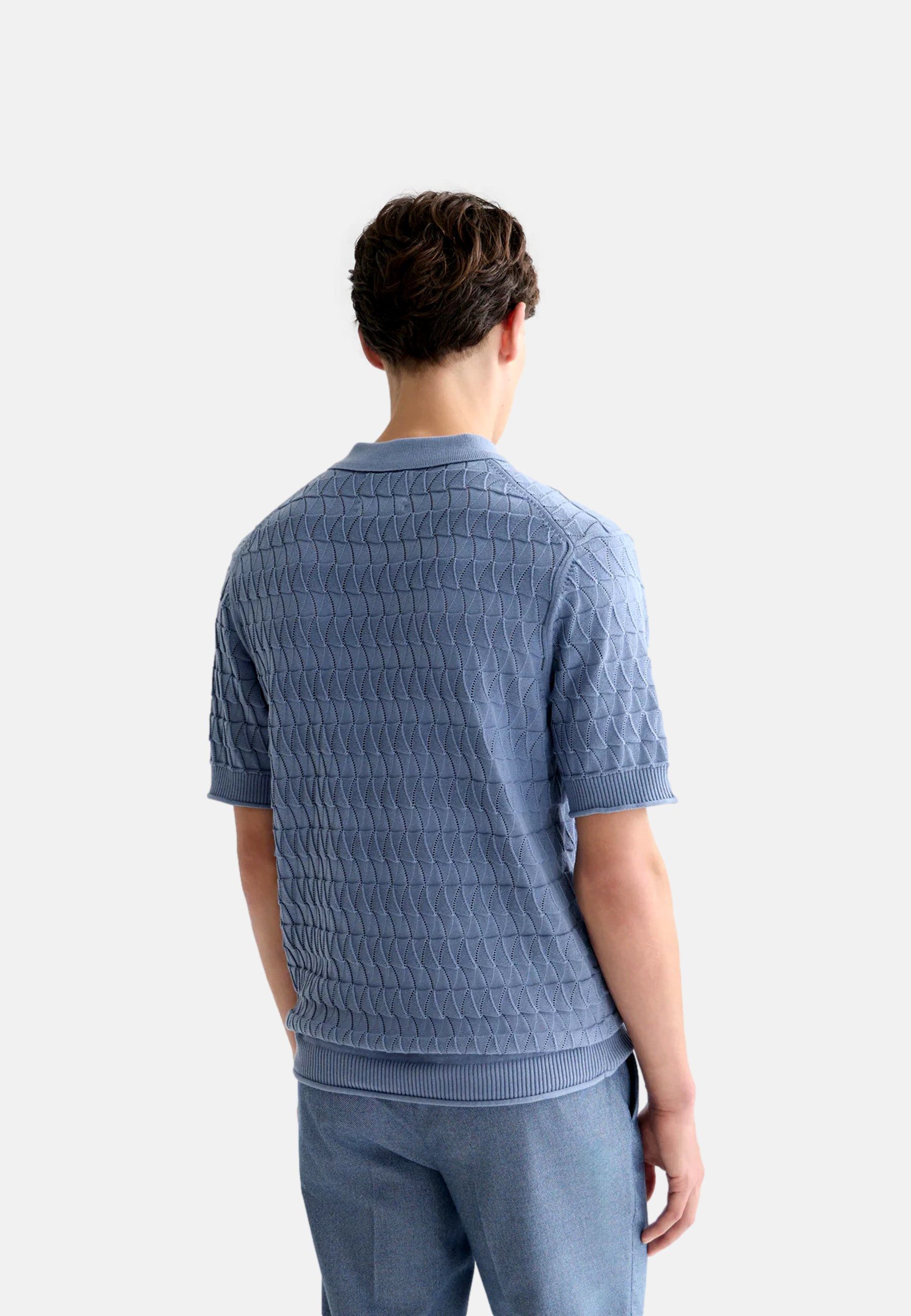 Scotch & Soda Poloshirt Poloshirt Kurzarmshirt mit Polokragen (1-tlg., 1)