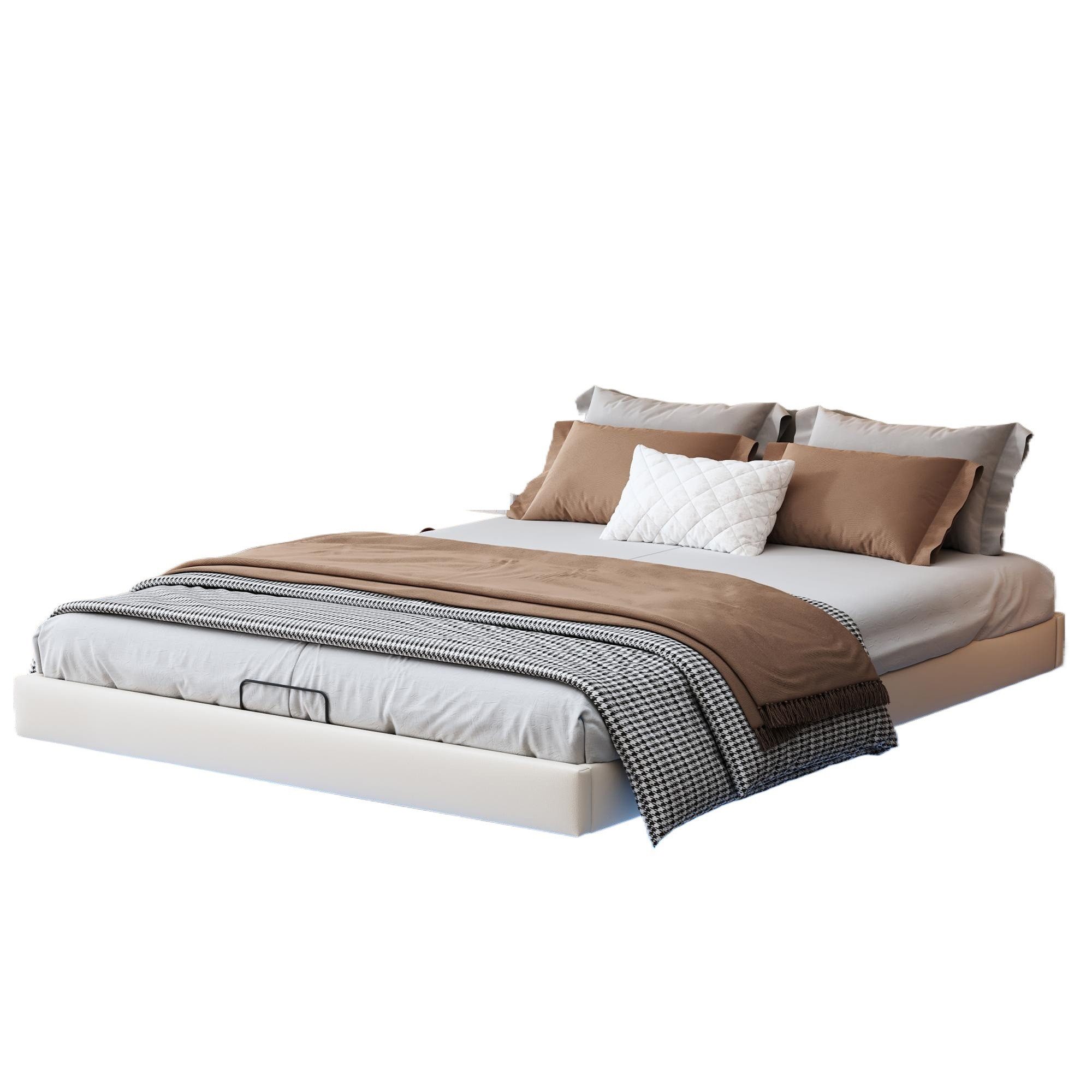 FUROKOY Stauraumbett Polsterbett Hängebett 160x200cm (Set, günstig online kaufen
