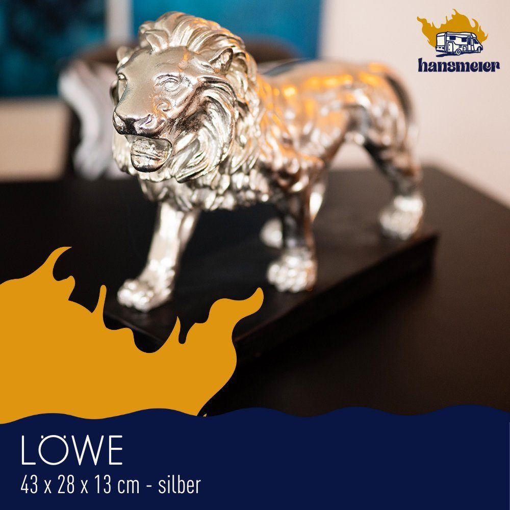 Hansmeier Skulptur Deko Skulptur Löwe, Gold günstig online kaufen
