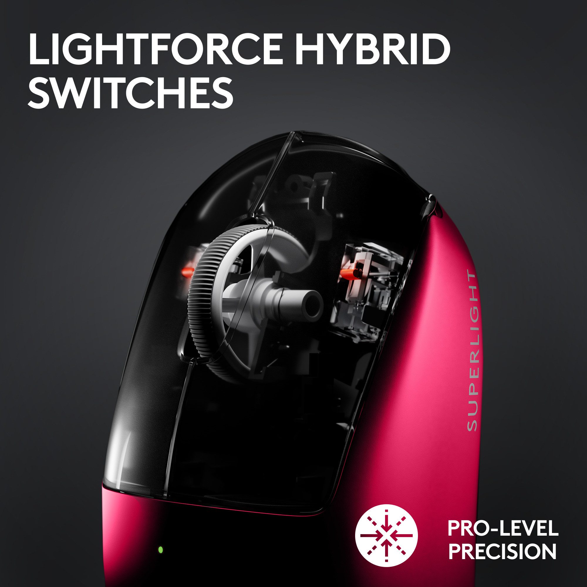 Logitech Logitech Gaming PRO X SUPERLIGHT 2, Gaming-Maus, Maus (Funk)