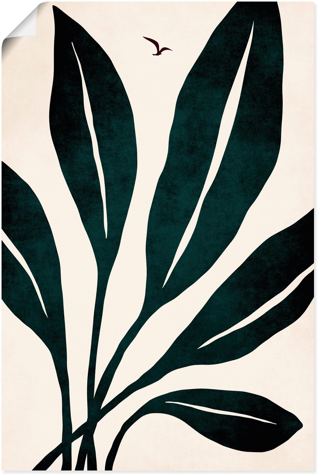 in als oder Alubild, Größen Wandbild Artland Blätterbilder Leinwandbild, St), versch. Wandaufkleber (1 Poster Ophelia,