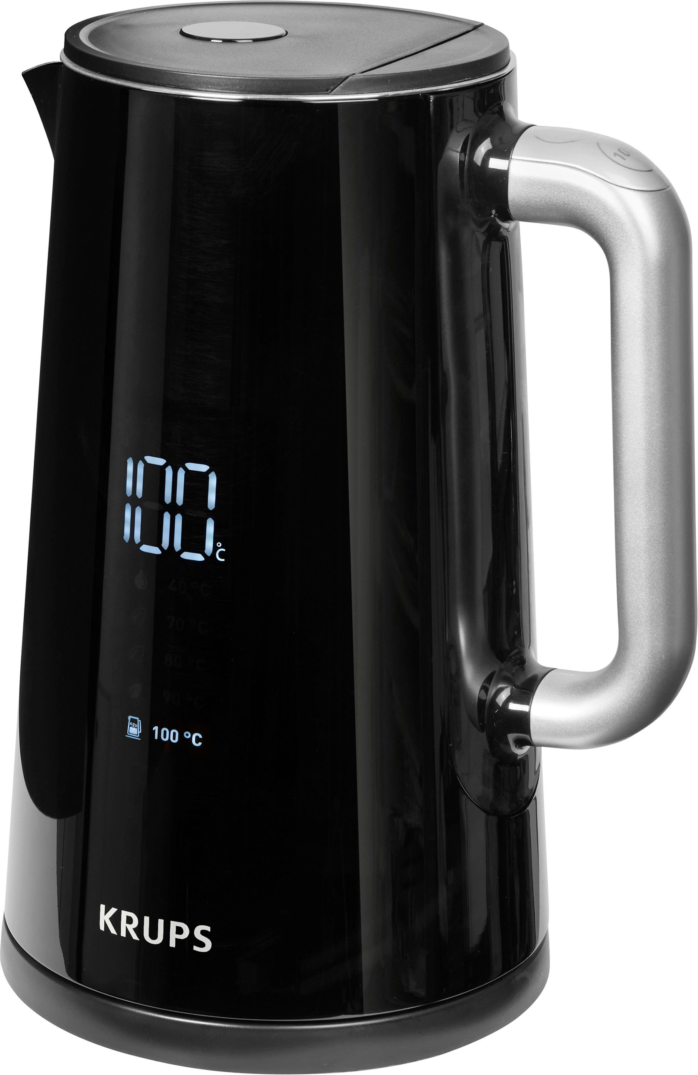 Krups Wasserkocher Smart'n Light BW8018, 1,7 l, 1800 W, mit Digitalanzeige;  5 Temperaturstufen; One-Touch-Bedienung; 360°-Sockel; Automatische  Abschaltung online kaufen | OTTO